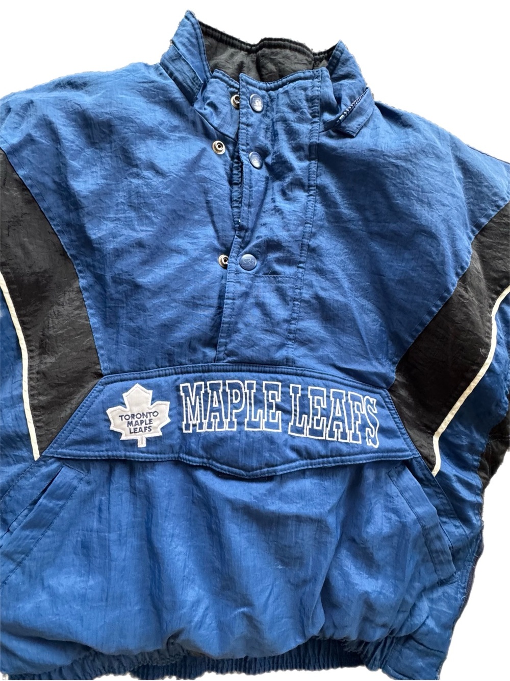 Vintage Toronto Maple Leafs Starter Pullover Jacket Adult Small NHL